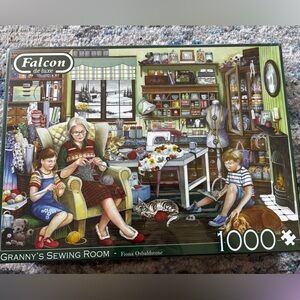 New Falcon Grannys Sewing Room 1000 Piece Puzzle